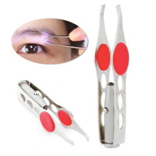 Tweezers with LED light Silver