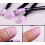 Kiplyki Wholesale2PCS Διπλό άκρο Quartz Cuticle Pusher Trimmer Εργαλείο Μανικιούρ Νυχιών 7