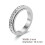 Drejelig antistressring Sølv 16,5 mm 5