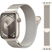 Klockarmband, kompatibelt med Apple Watch-band 38 mm, 40 mm, 41 mm för kvinnor och män, magnetiskt armband för iWatch-serien 9 8 7 6 5 4 3SE