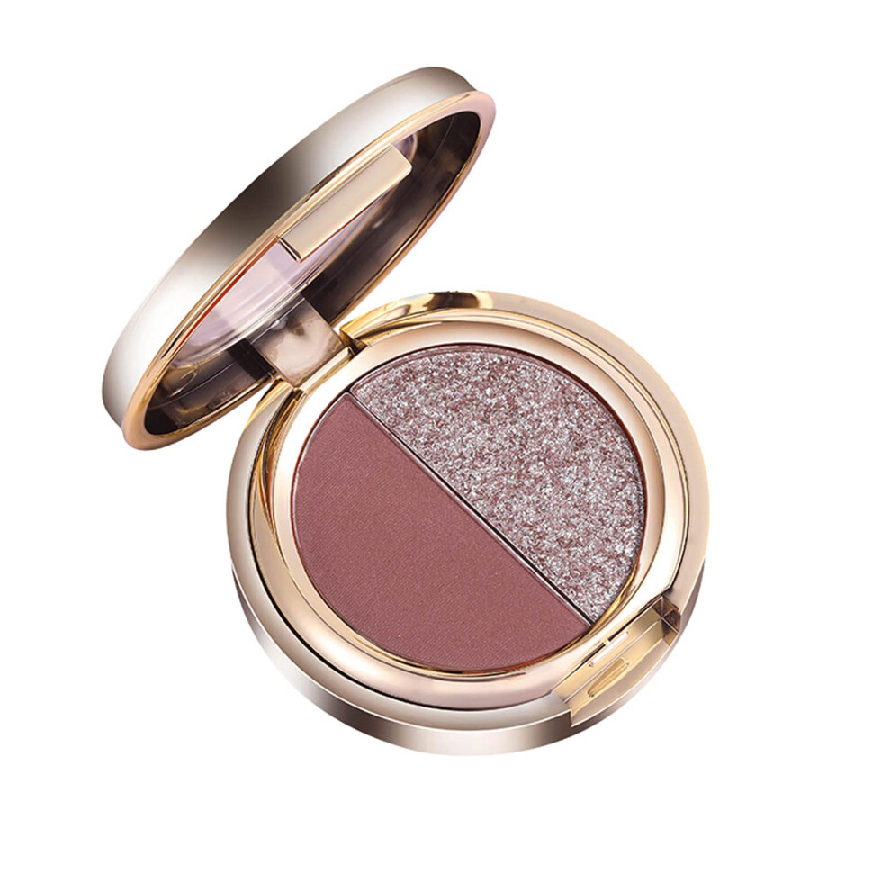 Eyeshadow Palette Glitter Dual Color Matte and Shimmer  Pigment Long Lasting Type 7