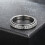 Drejelig antistressring Sølv 16,5 mm 4