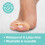 Separatoare de degete cu 2 bucle - Corectoare de bunion cu gel moale, pachet de 4 (bej) 4