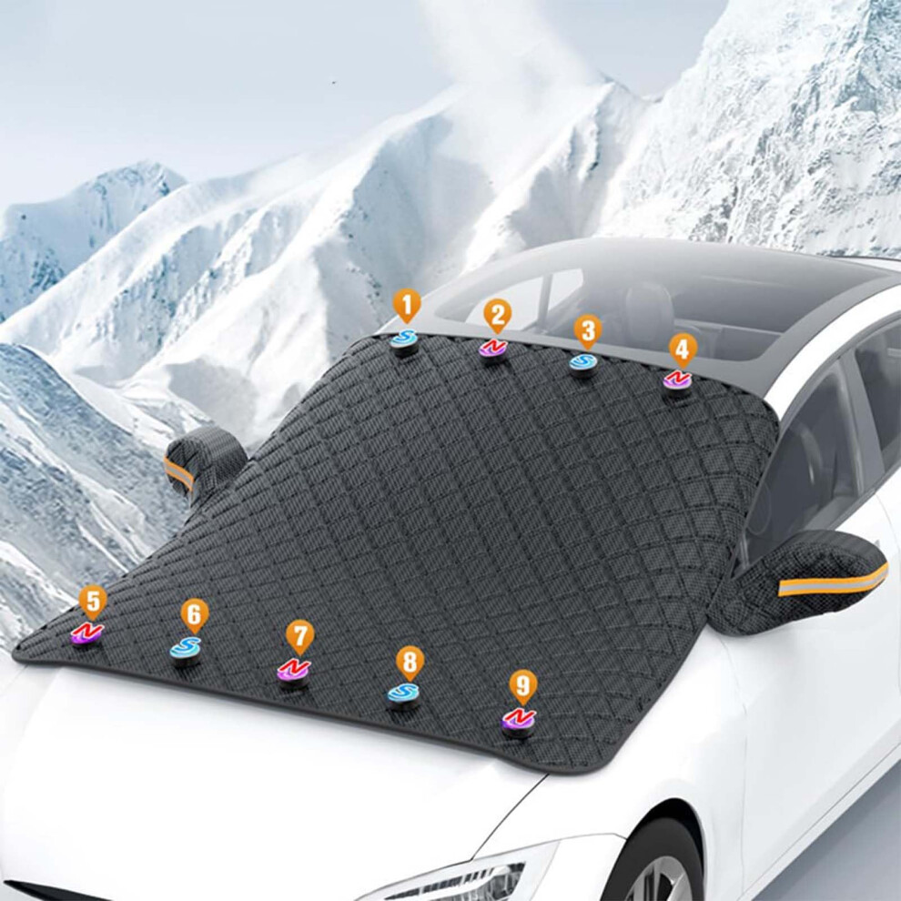 Car Windshield Cover For Kia Stonic 20182025, Allseason Waterproof Frost And Snow Protection 9365369900790
