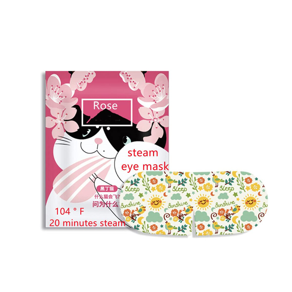 Lavender Steam Eye Mask 20 Pack Heated For Dry Eyes Puffiness With And Rose Aroma Therapy