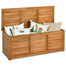 Scatola da giardino per giardino e cortile in legno di acacia 120x45x45 cm