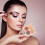 Pale Pink Empty Eyeshadow Palette 2Pcs with Multigrid Makeup Storage Tray for Travel 2