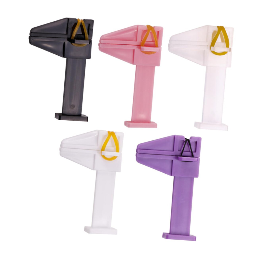 Nail Extension Clips Set 5pcs Reusable Nail Shaping Clamps for Gel Nails Salon and Home Use