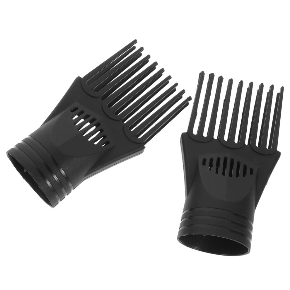 Hair Dryer Comb Attachment Set with Nozzle for Fast Drying and Volume, Fits Most Blow Dryers
