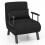 Armchair bed with bed function, folding sofa, sofa bed with adjustable backrest and removable cushion, black 1