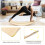 Balansebrett Curvy Board Balansebrett laget av tre 90 x 30cm 5