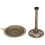 Fuglefoderstation fuglefoder foderstation fuglefoderstativ 50 x 76 cm bronze 3