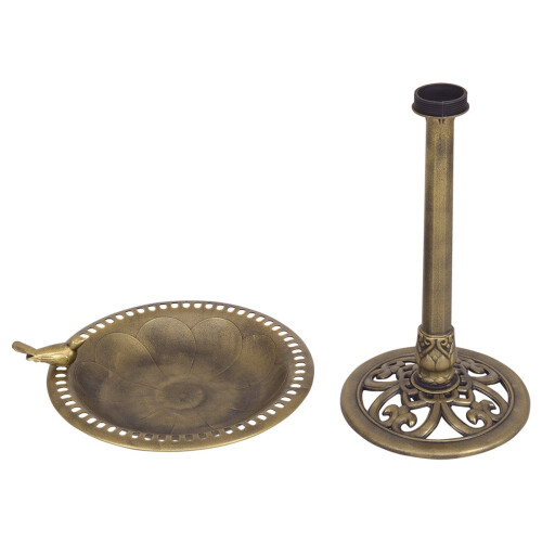 Fuglefoderstation fuglefoder foderstation fuglefoderstativ 50 x 76 cm bronze 2