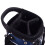 Saco de golfe de 9 polegadas saco de lápis saco de viagem profissional saco de suporte com seção de cabeça e alça de transporte-azul 4