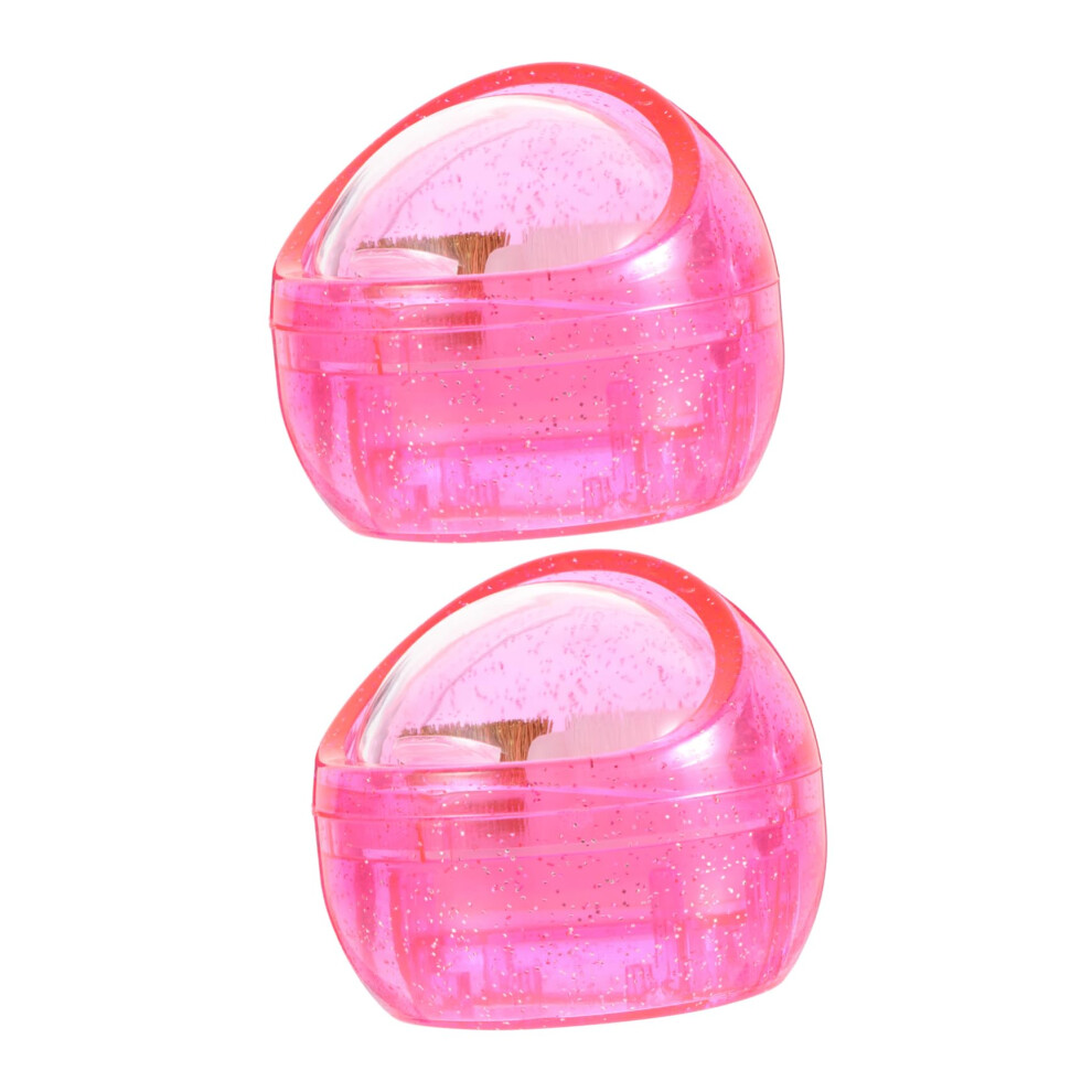 Nail Drill Cleaning Brush 2 Pack Soft and Hard Bristles for Manicure Pedicure Dust Removal