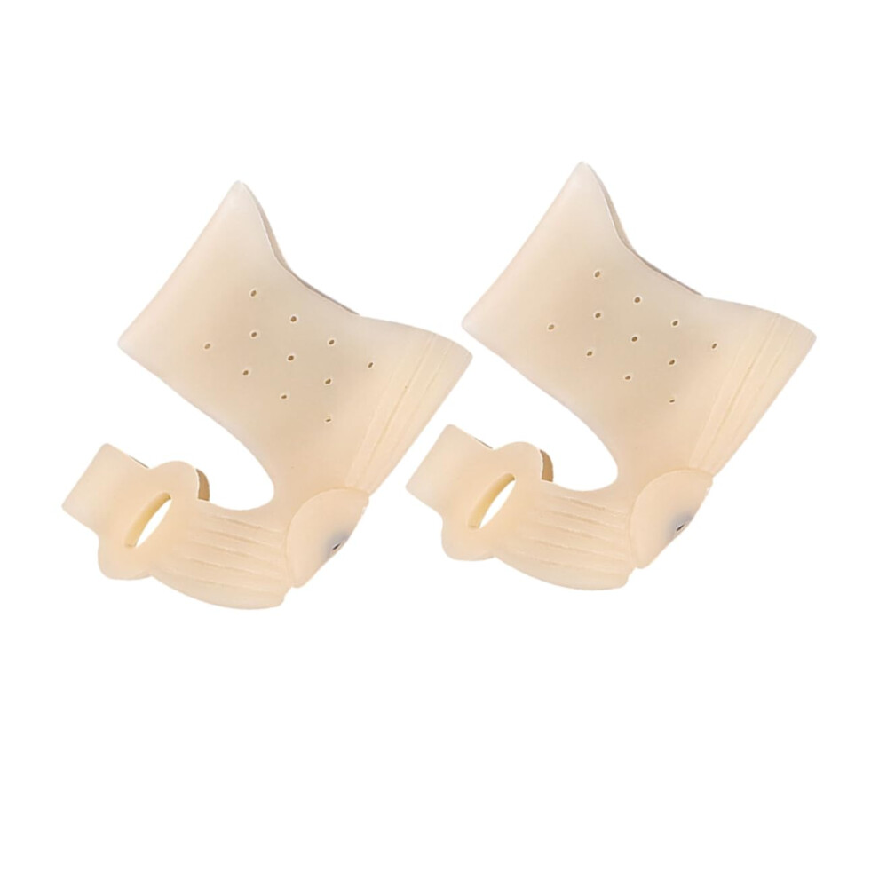 Beige 1 Pair Bunion Corrector Toe Separator For Hallux Alignment Sebs Spacer Foot Pain Relief