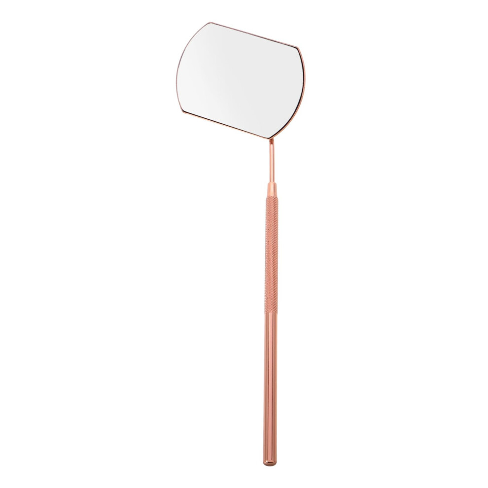 Handheld Eyelash Extension Mirror with Definition Lens Detachable Stainless Steel Lash Inspection Tool