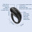 Rechargeable Bluetooth Shutter Remote for Smartphone Camera, Compatible with TikTok, Use to Scroll, Turn Pages, Adjust Volume 2