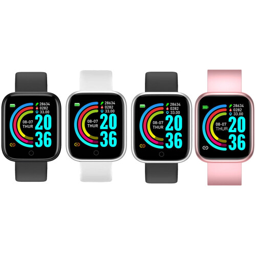 Smartwatch Jacenvly con display da 1,44", compatibile con Apple Watch, fitness tracker per Android e iOS, uomo e donna.