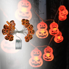 Linterna de calabaza de Halloween, lámpara decorativa a pilas para interiores y exteriores, compatible con fiestas navideñas y decoración del