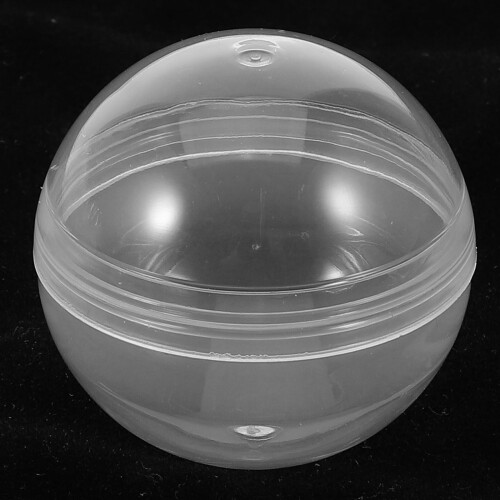50 cápsulas transparentes e preenchíveis para máquinas de venda automática de bolas. 1