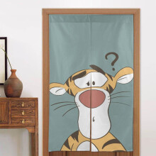 Tigger Door Curtain for Doorway, Pattern Print Blackout Privacy Window Curtain, Room Divider Curtain Tapestry Home Decor, 34" W X 56" L