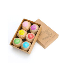 Bath Bombs Gift Set for Women with Essential Oils, Deep Hydration Spa for Dry Skin, 6 x 2oz