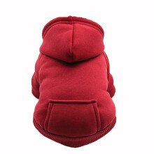 OAVQHLG3B Felpa invernale per cani con tasche, abbigliamento caldo per cani di piccola taglia, cappotto per Chihuahua, abbigliamento per cuccioli e
