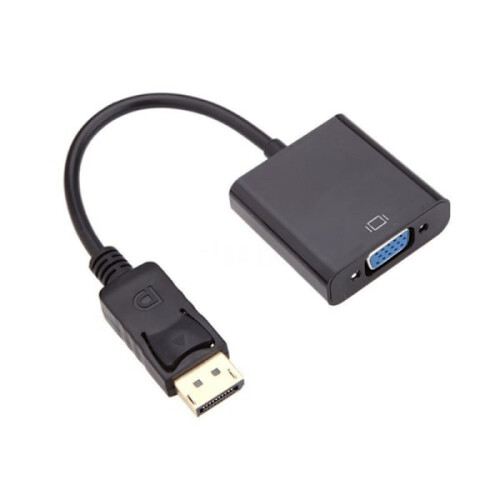 Adaptor DisplayPort la VGA, negru, pachet de 1