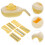 Guangmc Handheld Mandoline Slicer with Container - Yellow 6
