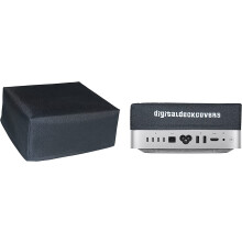 Housse anti-poussière compatible avec l'ordinateur Apple Mac Studio [Antistatique, résistant à l'eau, tissu robuste, noir]