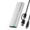 M.2 harddiskkabinet NGFF dobbeltprotokol TypeC mobil harddiskkabinet SATA SSD solid state til USB sølv 1