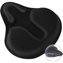 Coprisella in gel per bicicletta per il massimo comfort, taglia grande e traspirante.
