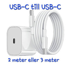 Kompatibel mit Samsung Schnellladegerät – Adapter + Kabel 20W USB-C 2m Weißer Adapter + 2 Meter