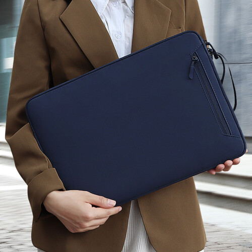 Jacenvly 14.1-15.4" Laptop Bag Compatible with Universal Tablets - Shockproof, Waterproof, Scratch-Resistant, Double-Layer Storage 2