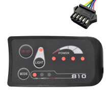 S810E-Bike Display LED IP65 36V UART per bici elettrica (SM5PIN)