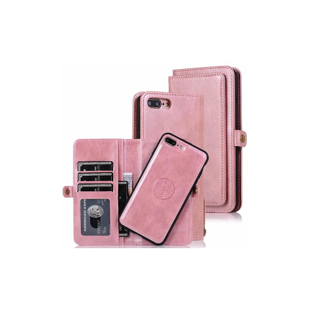 Impressive Wallet Case - Compatible With Iphone 7 Plus Rose Gold 9048212772071