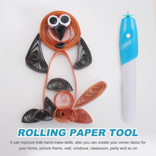 2 Pcs Paper Reel Curling Pen for DIY Craft Tool Quilling Anti Rust Electrical Tools Rolling Roller 1