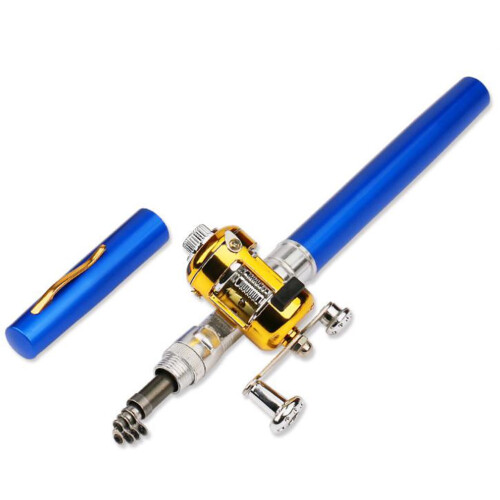 Conjunto de vara e carretel de pesca Windfall Telescopic Mini Pocket de 8,07" 1