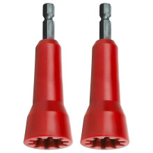 Torcedor de cables, herramienta para torcer cables, torcedor, conector de cables con mandril de 1/4 de pulgada, paquete de 2.