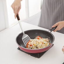 Lmueinov Topfschaufel aus Edelstahl mit Holzgriff, Suppenlöffel, Sieb, Bratschaufel – Bis zu 35 % Rabatt