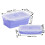 Bento Boxes Εκπτώσεις Σιλικόνες 350ml Πτυσσόμενο Δοχείο Γεύματος 3