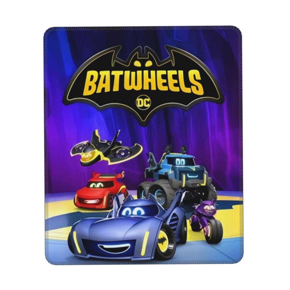 Batwheels Mouse Pad With Stitched Edge, Non-Slip Rubber Base, Washable Lycra Cloth, Compatible With Computers And Laptops Green 9048212820819