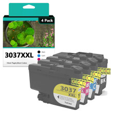 Vervangende Brother LC3037XXL inktcartridges voor gebruik met MFC-J5845DW/DWXL, MFC-J5945DW en MFC-J6945DW (combipack BCMY).