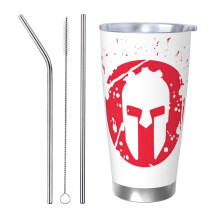Spartan Race Bicchiere termico da 20 once, tazza da viaggio per caffè in acciaio inossidabile con isolamento sottovuoto, tazza termica da viaggio