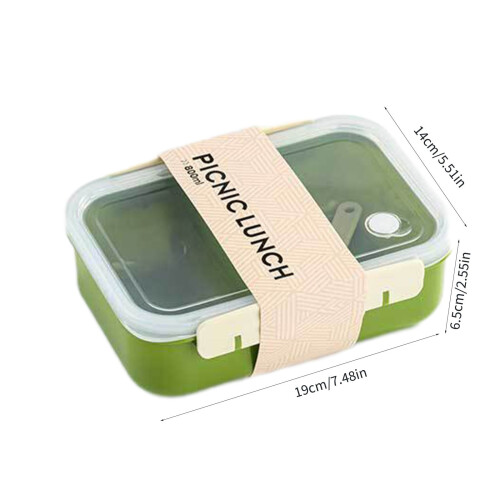 Bocqde Cool Kitchen Gadgets - Φορητά κουτιά φαγητού με διαμερίσματα, δοχεία φρούτων, στεγανή 2