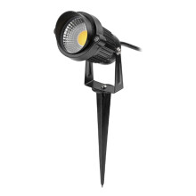 Refletor LED externo à prova d'água com COB, luminária de estaca para paisagismo, ideal para decoração de jardins e quintais (luz branca)