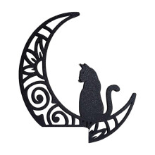 XIUH Hangs Velký výprodej! Halloweenská ozdoba na dveře s motýlkem, rohová závěsná dekorace, kompatibilní s vánočními nástěnnými