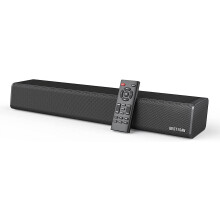 Sound Bar, BESTISAN 50 Watts Slim Sound Bars for TV with HDMI, Optical, Coaxial, AUX, USB Disk Connection and Bluetooth