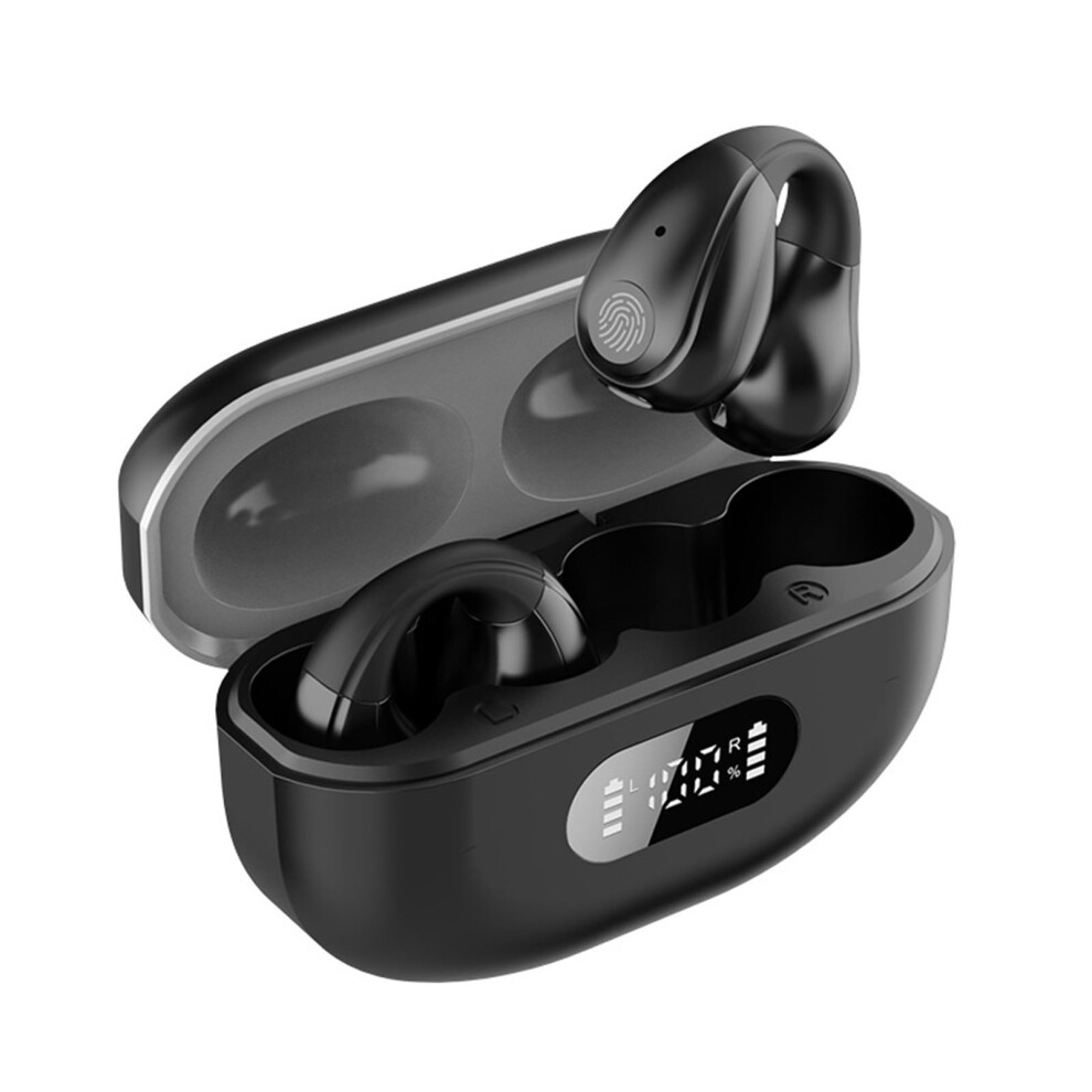 Jacenvly Wired Earphones & Clip-On Bone Conduction Headphones, Compatible With Bluetooth 5.3, Waterproof Open-Ear Design For Running, Sports, 9048212865872